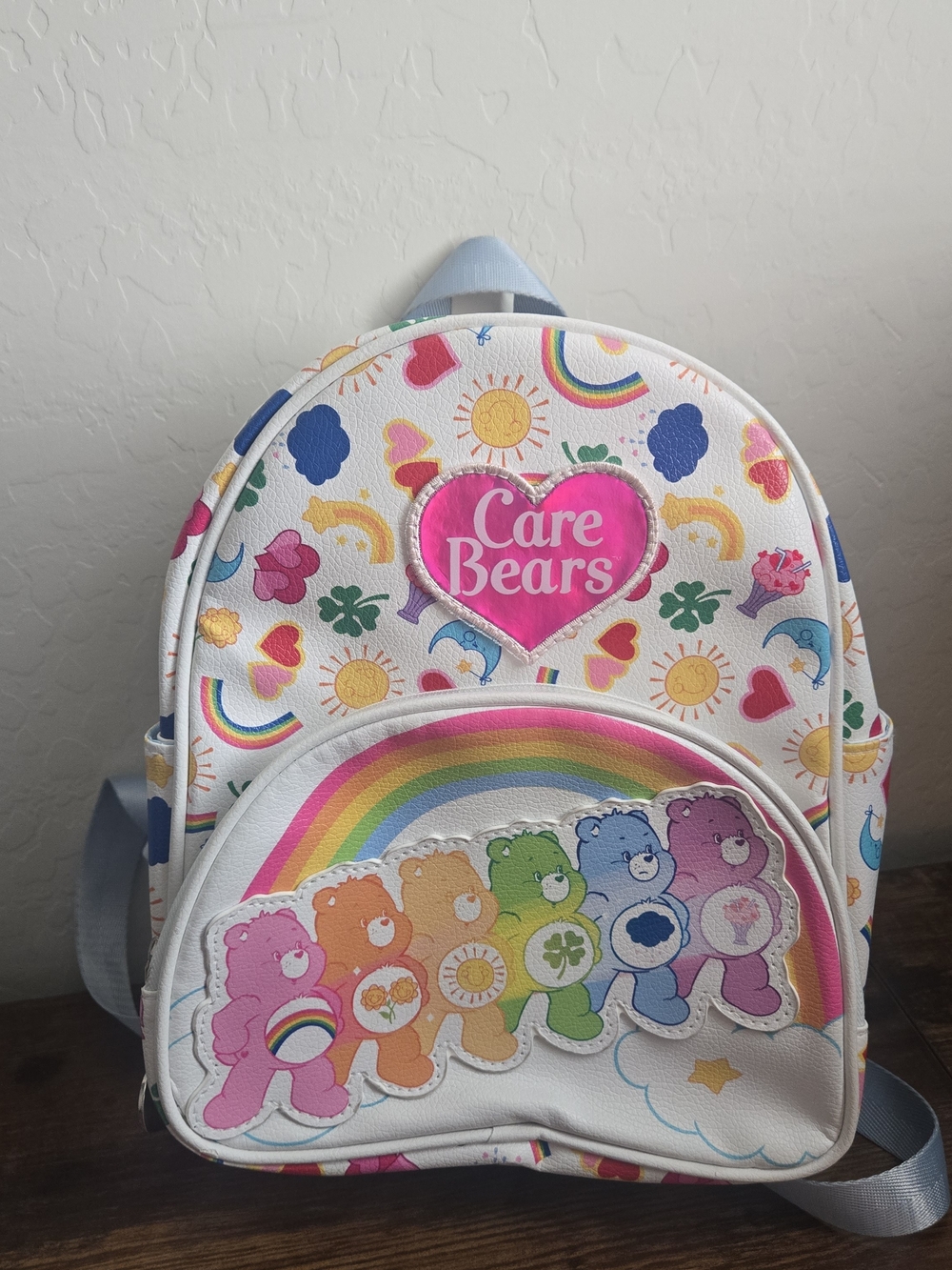 Care Bears Rainbow Characters Faux Leather Mini Backpack